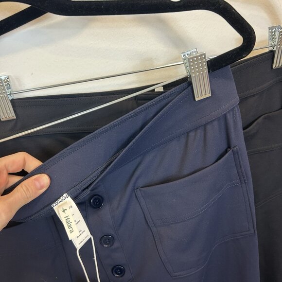 Lot Of 2 NWT Halara XL High Waisted Button Multiple Pockets Straight Leg Pants - Picture 4 of 10